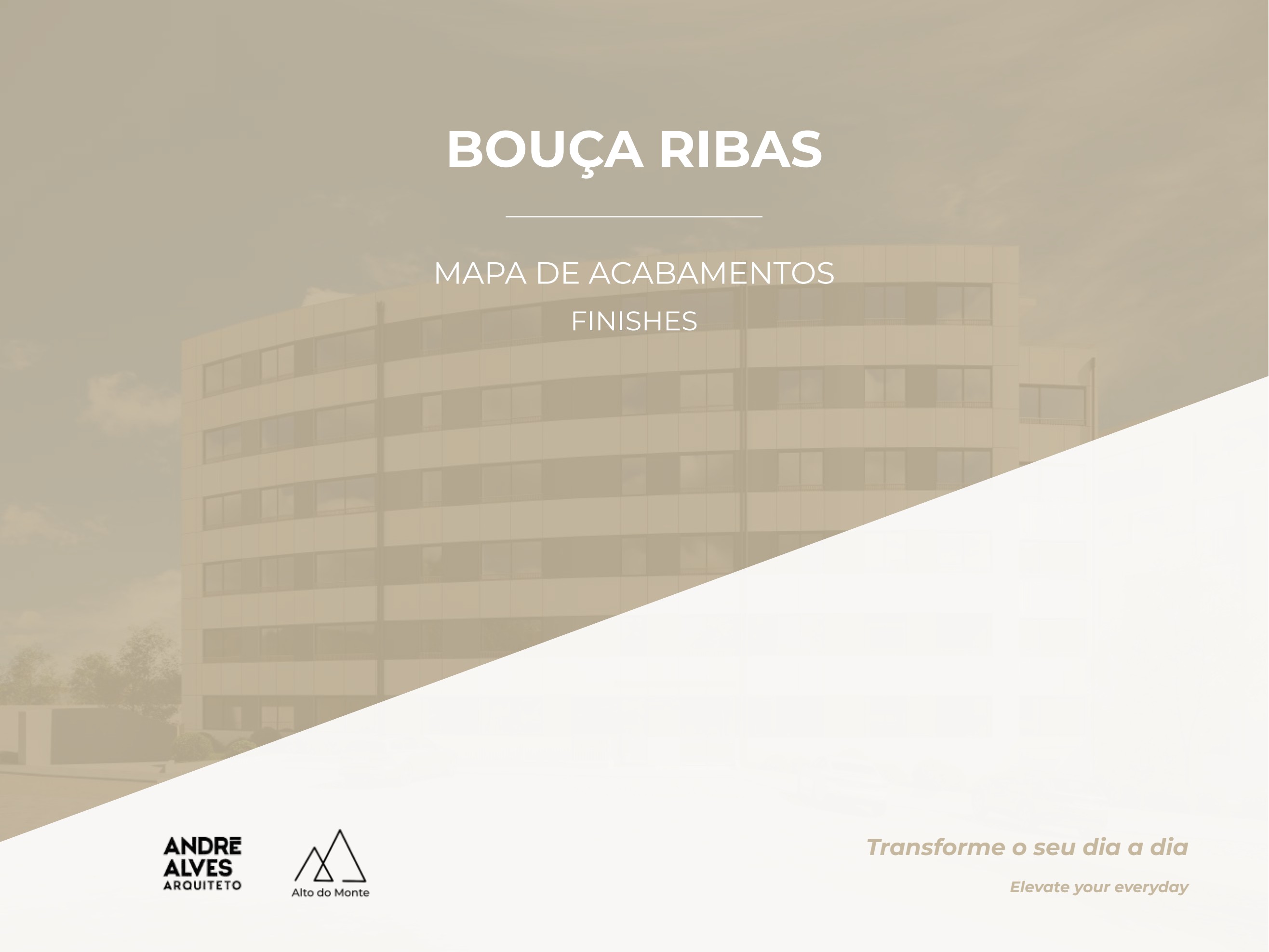 Mapa de acabamentos Bouça Ribas