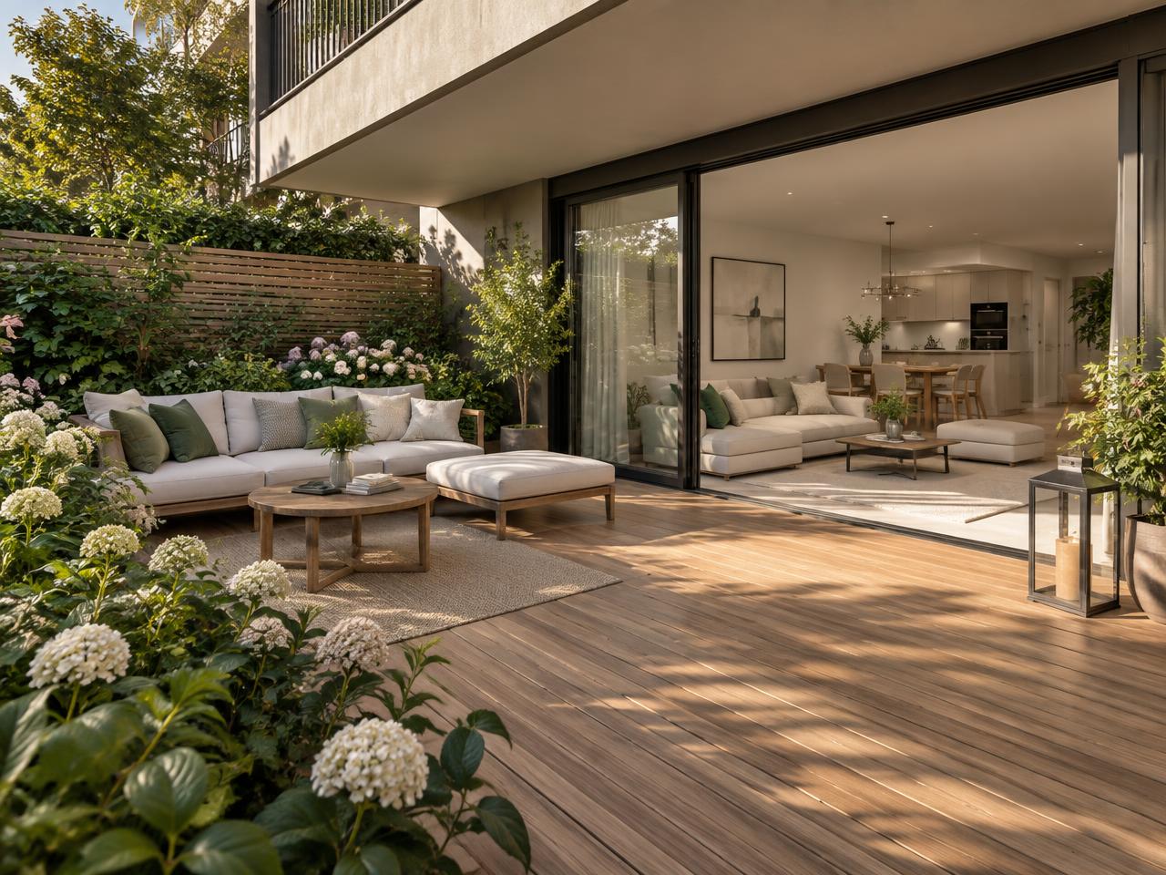 Terraço ajardinado privativo do apartamento 0.03